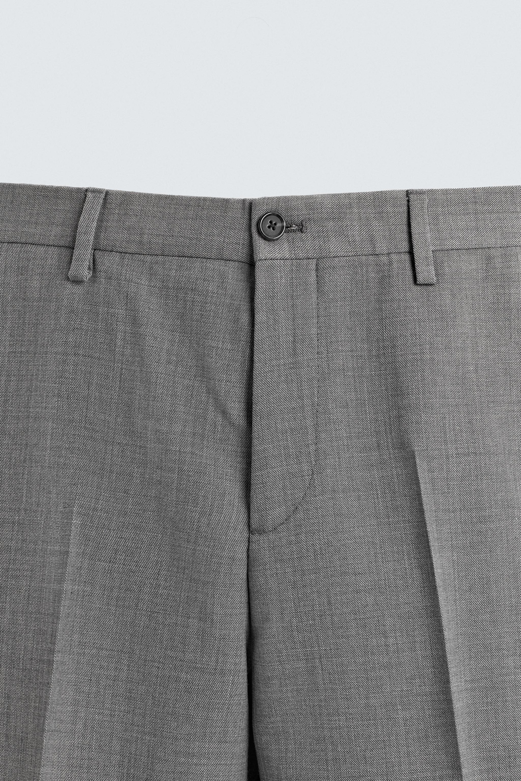 PANTALON DE COSTUME SLIM STRUCTURÉ